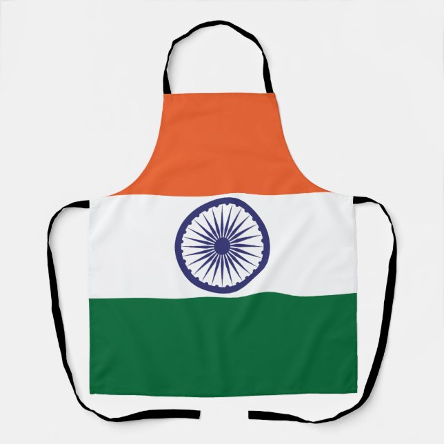 Tablier Drapeau de l'Inde (Recto)