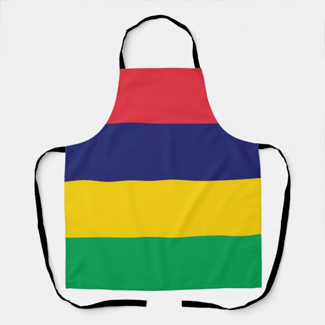 Tablier Drapeau de Maurice (Recto)