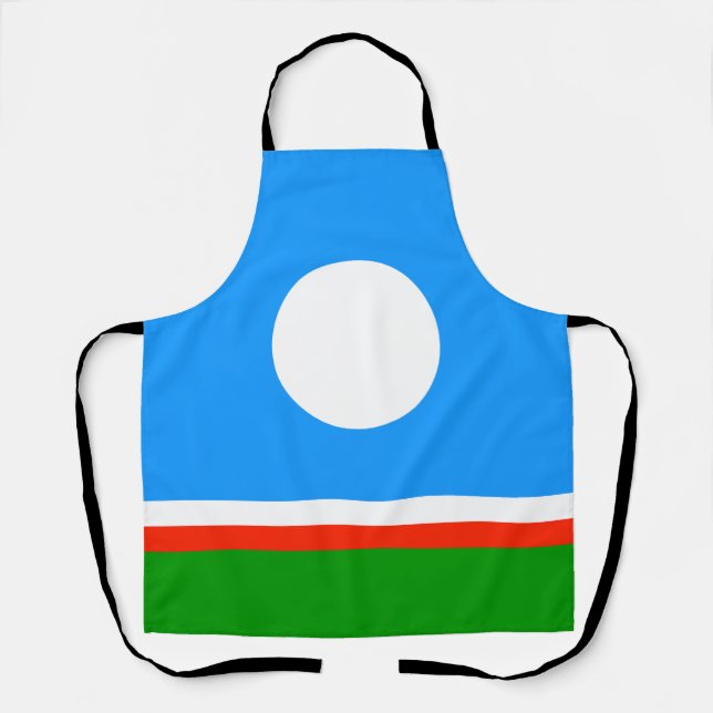 Tablier Drapeau de Sakha (Recto)