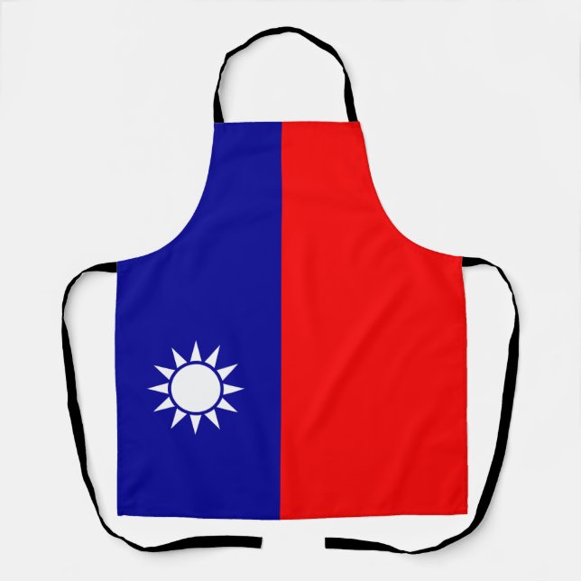 Tablier Drapeau de Taïwan (Recto)