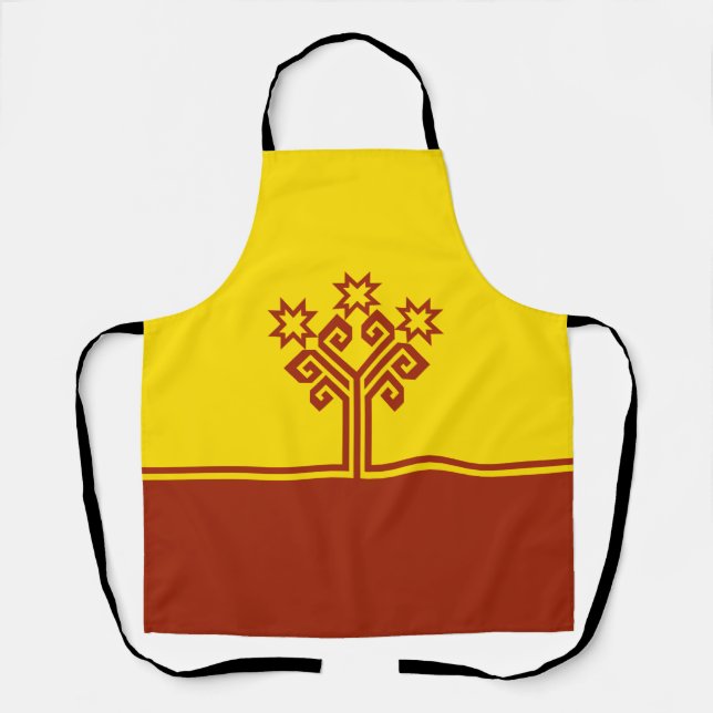 Tablier Drapeau de Tchouvachie (Recto)