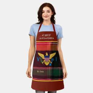 Tablier Drapeau des îles Vierges américaines St. Croix Mad