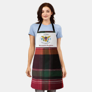 Tablier Drapeau des îles Vierges américaines USVI St Croix