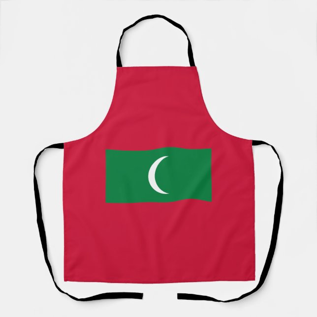 Tablier Drapeau des Maldives (Recto)