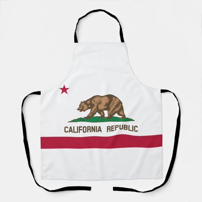 Tablier Drapeau d'État de la République de Californie (Recto)