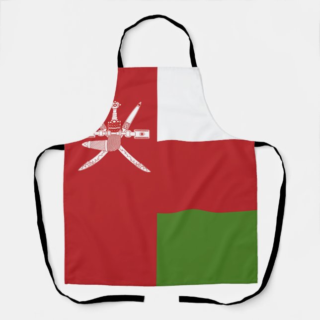 Tablier Drapeau d'Oman (Recto)