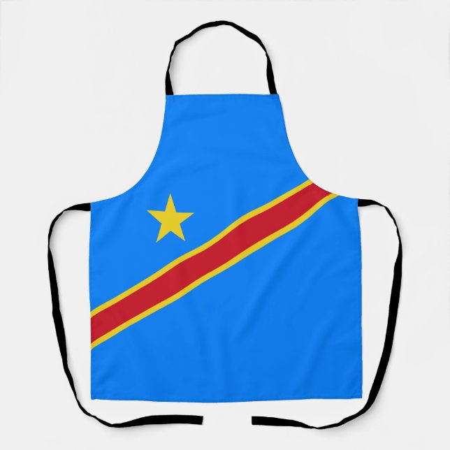 Tablier Drapeau du Congo Kinshasa (Recto)