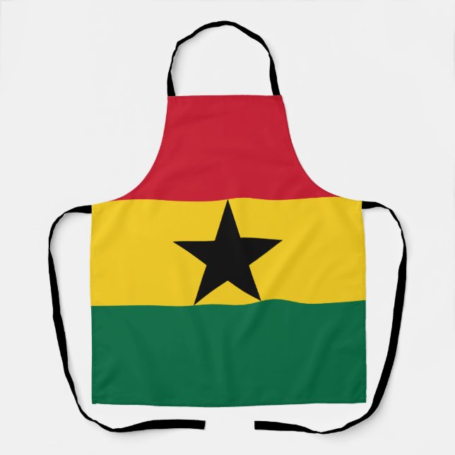 Tablier Drapeau du Ghana (Recto)