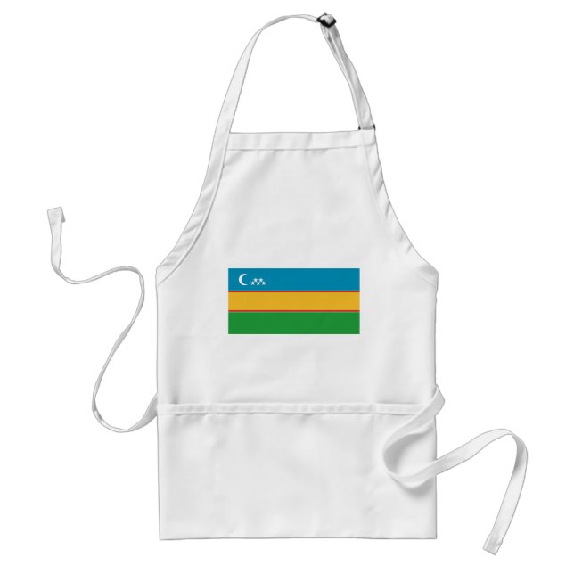 Tablier Drapeau du Karakalpakstan (Devant)