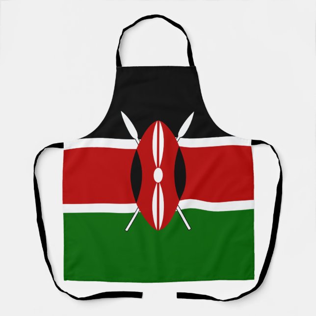Tablier Drapeau du Kenya (Recto)