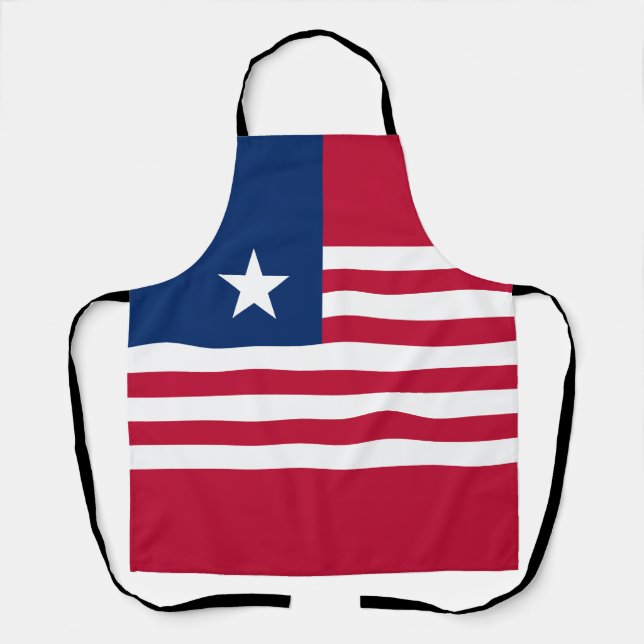 Tablier Drapeau du Libéria (Recto)