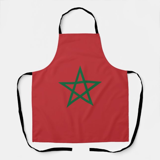 Tablier Drapeau du Maroc (Recto)