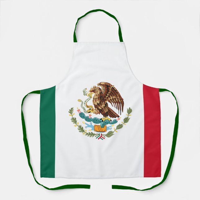 Tablier Drapeau du Mexique (Recto)
