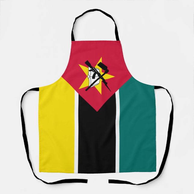 Tablier Drapeau du Mozambique (Recto)