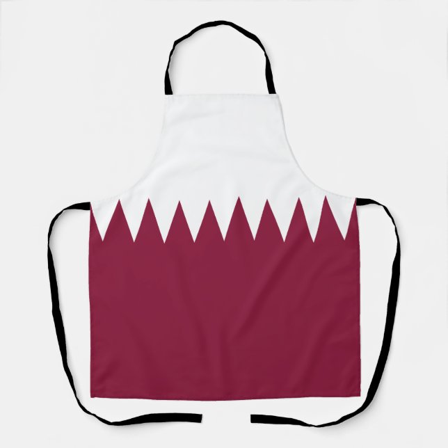 Tablier Drapeau du Qatar (Recto)