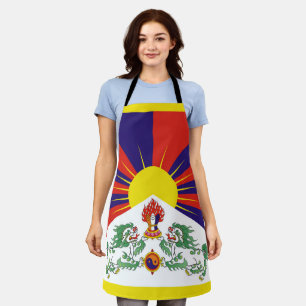 Tablier Drapeau du Tibet libre