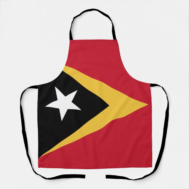 Tablier Drapeau du Timor oriental (Recto)