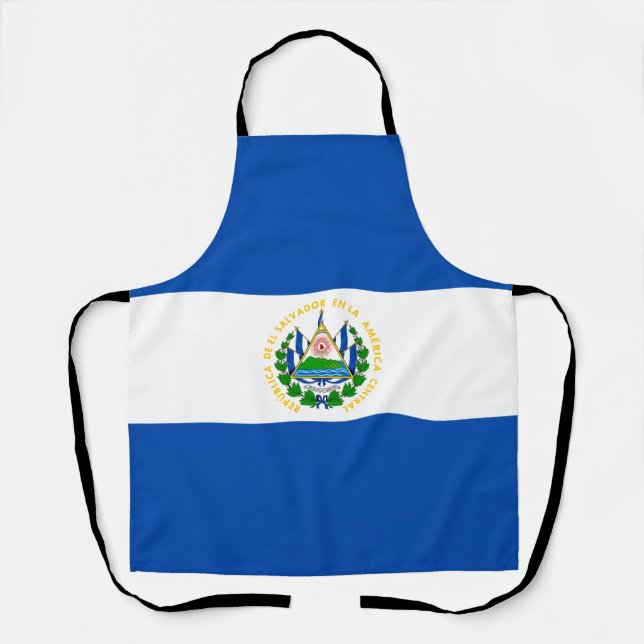 Tablier Drapeau El Salvador (Recto)