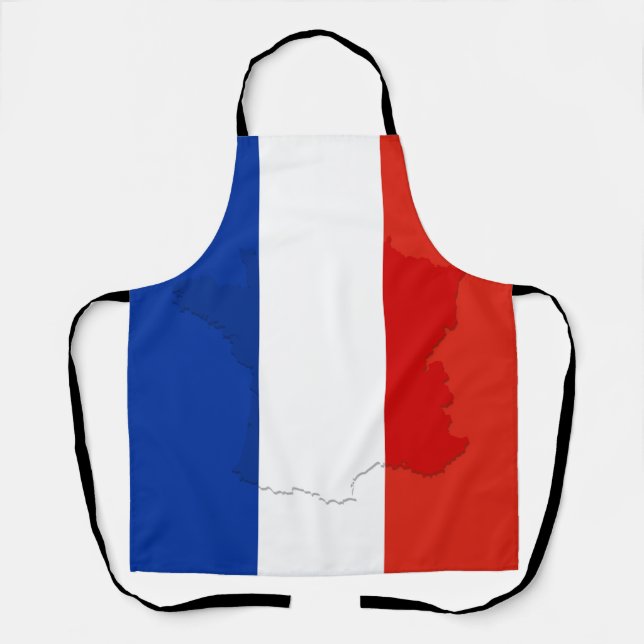 Tablier drapeau français (Recto)