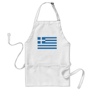 Tablier Drapeau grec, Drapeau grec