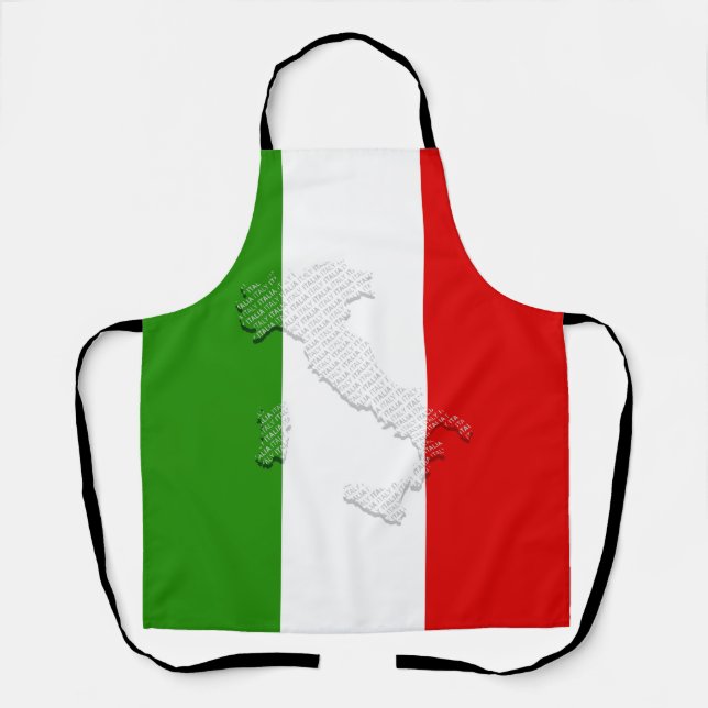 Tablier Drapeau italien (Recto)