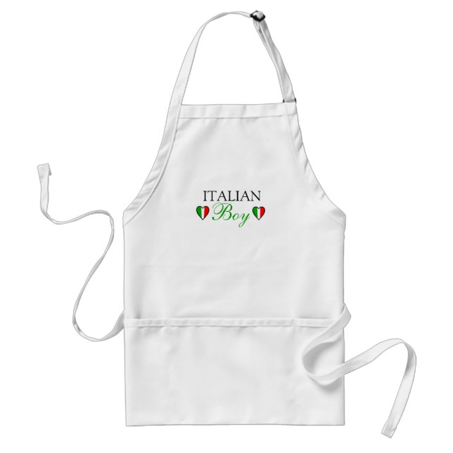 Tablier Drapeau italien de garçon de l'Italie (Devant)