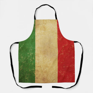 Tablier Drapeau italien Vintage Grunge Design