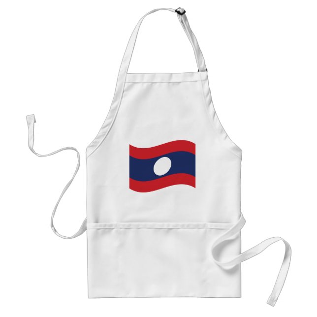 Tablier Drapeau Laos (Devant)