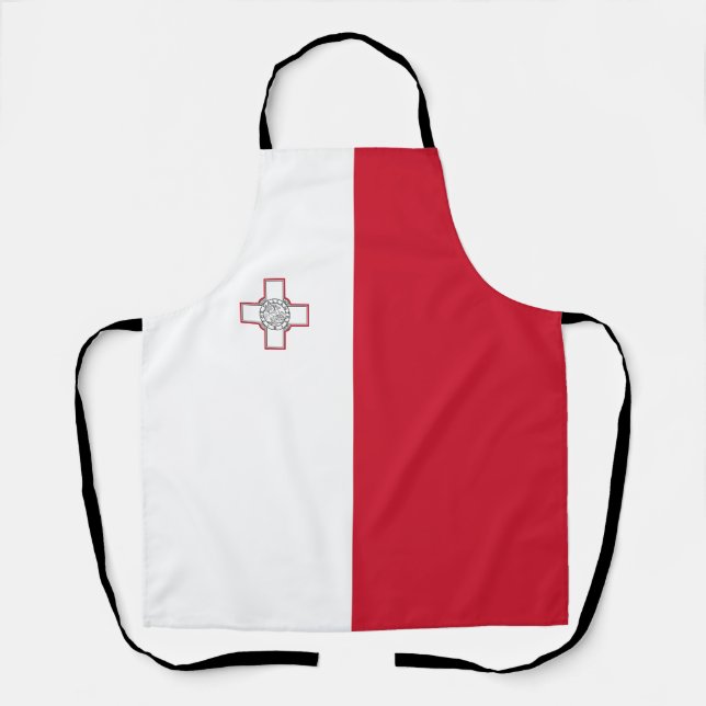 Tablier Drapeau Malte (Recto)