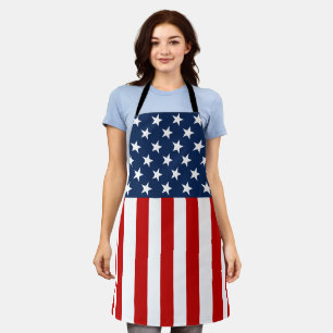 Tablier Drapeau patriotique américain du 4 juillet