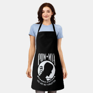Tablier Drapeau POW MIA : Soldats disparus de la guerre du
