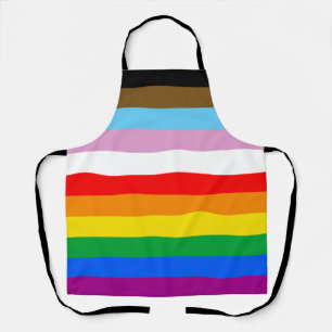 TABLIER DRAPEAU PRIDE LGBTQ+ INCLUSIF