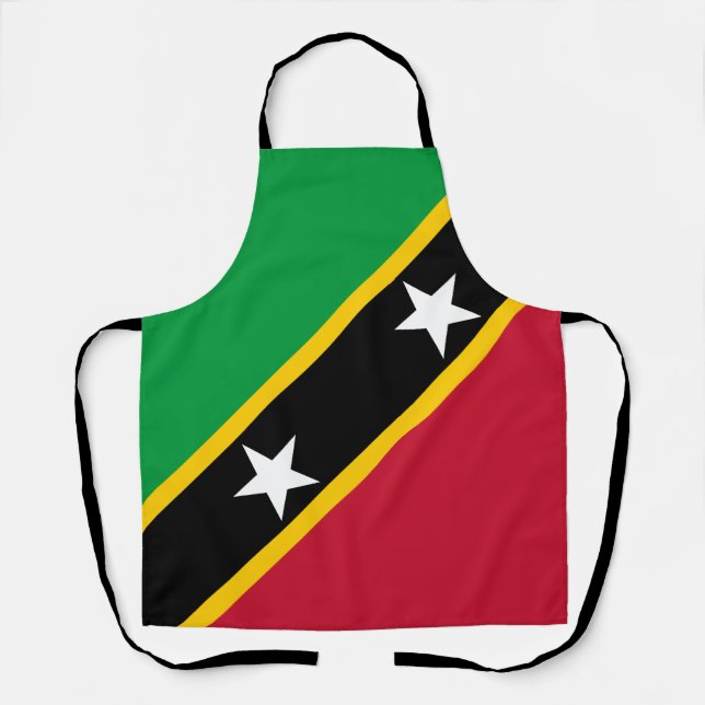 Tablier Drapeau Saint-Kitts-et-Nevis (Recto)