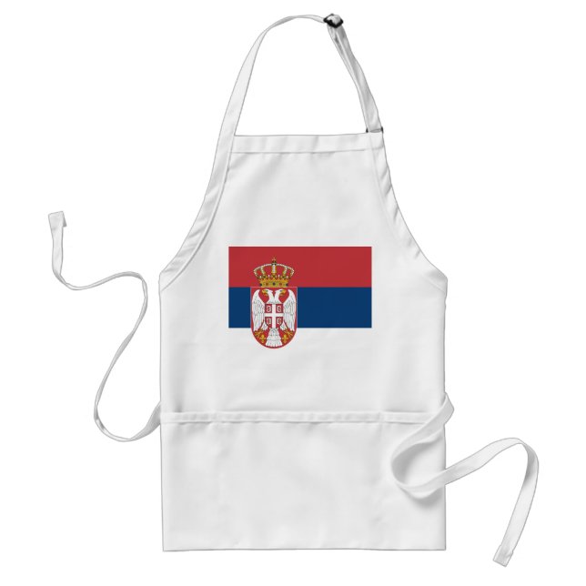 Tablier Drapeau Serbie (Devant)
