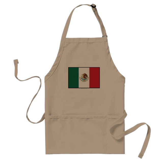 Tablier Drapeau simple du Mexique (Devant)
