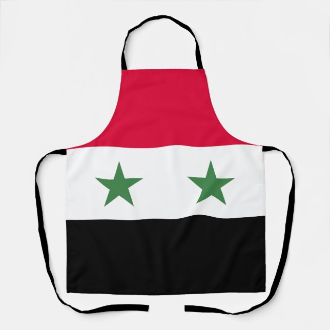 Tablier Drapeau syrien (Recto)