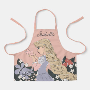 Tablier Dreamy Rapunzel en fleurs