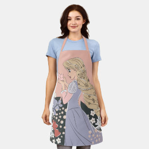 Tablier Dreamy Rapunzel en fleurs