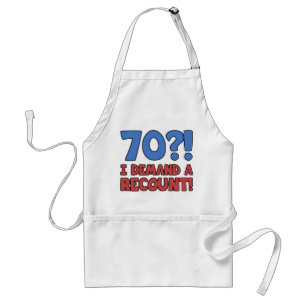Tablier Drôle 70e anniversaire Gag cadeau