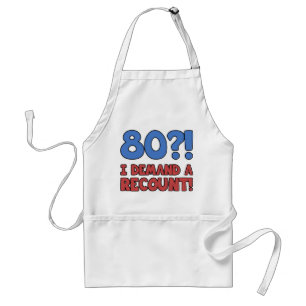 Tablier Drôle 80e anniversaire Gag cadeau