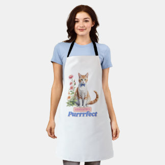 Tablier Drôle cadeau de chats pour les Amoureux de les cha