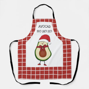 Tablier Drôle cadeau de Noël Avocado pour elle