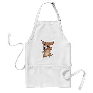 Tablier Drôle Cartoon fou chien Hilarious mignon animal an