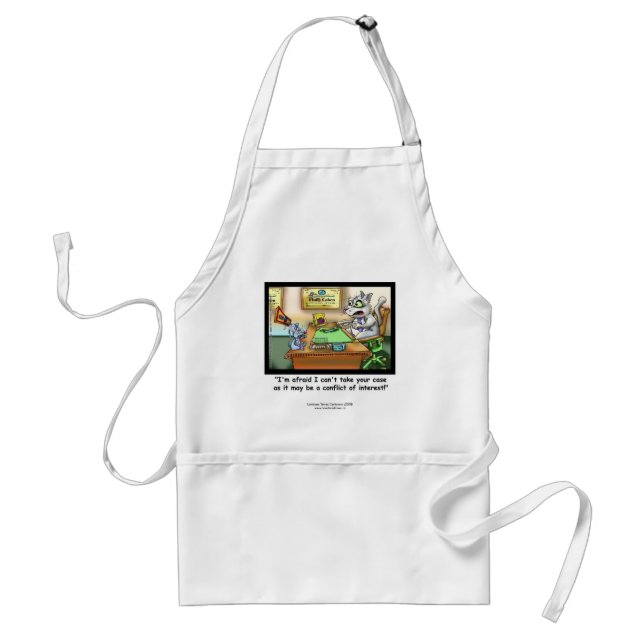 Tablier Drôle Chat & Avocat Funny Apron (Devant)