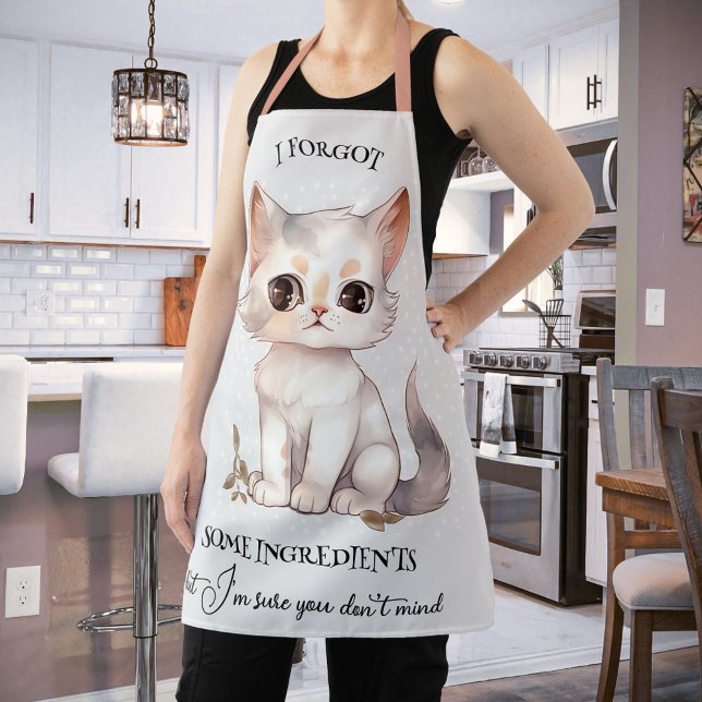 Tablier Drôle chat mignonne grand-mère (Créateur téléchargé)