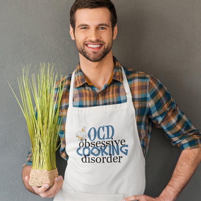Tablier Drôle Chef Obsessionnel Cuisine Trouble (Créateur téléchargé)