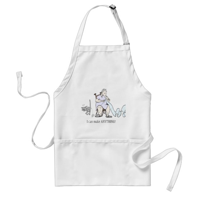 Tablier drôle de chat (Devant)