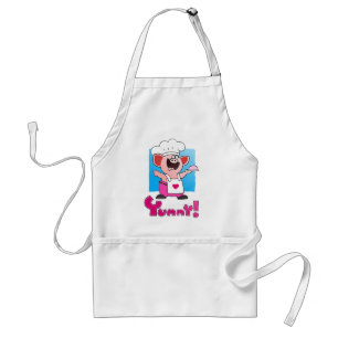 Tablier drôle drôle de chef de porc du chef Apron 