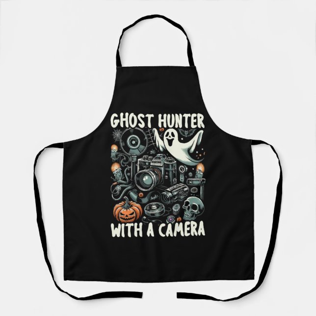 Tablier Drôle Halloween Costume Cameraman Photographie (Recto)