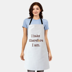 Tablier Drôle Je Cuis Donc je suis avec Cookie